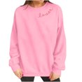 thumbnail image 5 of Valentine's Day Couple Sweatshirt Gift - Love Heart Printed Crewneck Pullover for Women, Casual Long Sleeve Loose Fit Top, 2026 Romantic Comfy Matching Wear, 5 of 8
