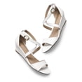 thumbnail image 3 of Sandalia DREAM PAIRS Jones Blanca para Mujer con Cuña Baja Talla 5.5 US, 3 of 8