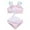 Pink, variant on RTKFRFLM Baby and Toddler Girls Cute One Piece Swimwear with Animal Prints Sun Protective Swim Outfit for Beach and Pool Ages 1-5Y