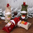 thumbnail image 4 of Decoraciones navideñas de Santa Claus, cubierta de botella de vino, muñeco de nieve, champán, juego de botellas de vino para el hogar, decoraciones navideñas de Año Nuevo, 4 of 5