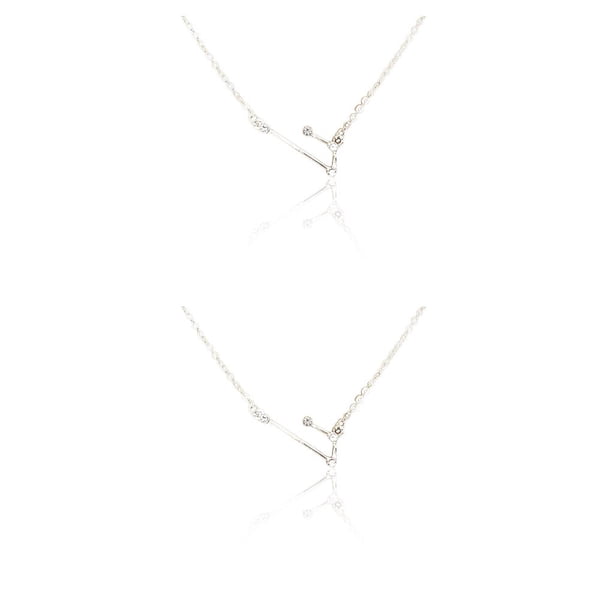 Collar Sonducket Clásico Signo del zodiaco Aries Plata Type2 NO2