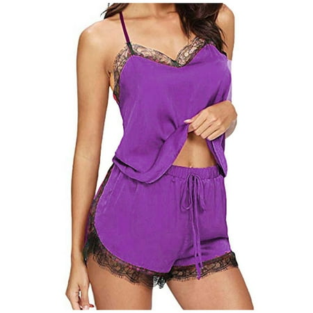 

Dtydtpe bras for women Women Lingerie Set Bra And Panty Jumpsuit Lingerie Sets New Fashion Lace Lingerie Underwear Sleepwear Pajamas Garter Purple