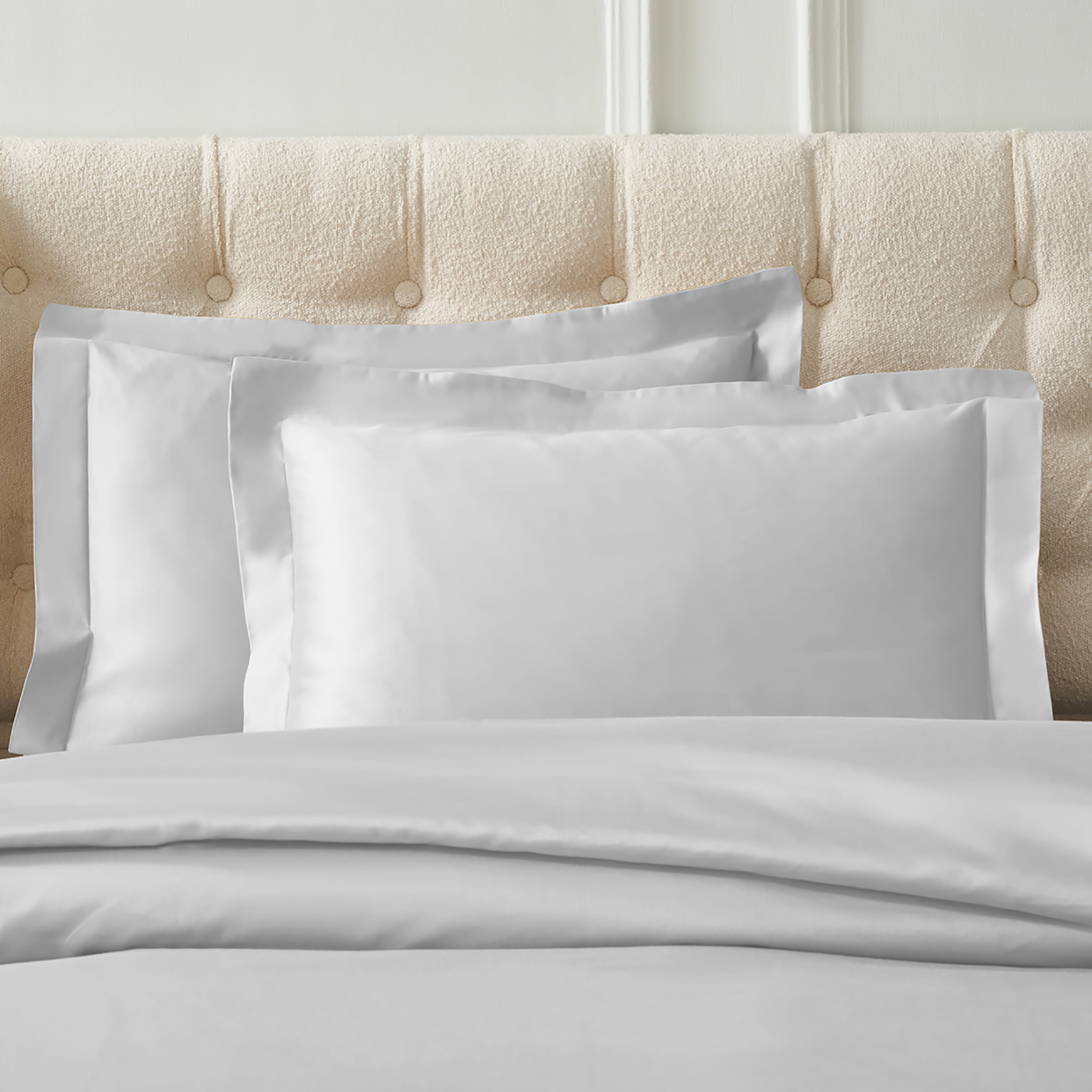 Superior Egyptian Cotton 1200 TC Solid Platinum Duvet Set, King/California King
