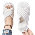 thumbnail image 7 of KEVCHE Womens Fuzzy Slippers , Cozy Warm Cloud Cushion Non-Slip , Indoor Outdoor House Slippers, 7 of 7