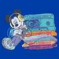 thumbnail image 2 of Toddler's Mickey & Friends Distressed Cassette Lean Graphic Tee Royal Blue 5T, 2 of 3