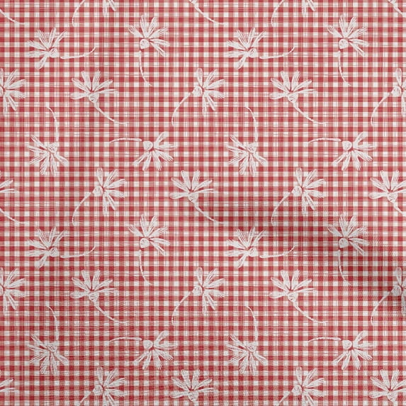oneOone Silk Tabby Red Fabric Block Sewing Craft Projects Fabric Prints By Yard 42 Inch Wide