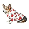 thumbnail image 6 of Uemuo Hand Drawn Strawberry for Winter Dog Hoodie Sweatshirts with Pockets Warm Dog Clothes for Small Dogs Chihuahua-XX-Large, 6 of 8