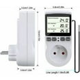 thumbnail image 2 of Thermostat socket, temperature controller, programmable digital timer with probe, thermostat socket, heating greenhouse, aquarium 1 piece, 2 of 5