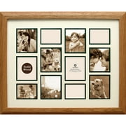 Solid oak collage for family stories holds 12 prints by Connoisseur