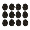 thumbnail image 1 of Rustic Brown Woodland Pine Cone 12 Piece Cast Iron Drawer Pull Set, 1 of 3