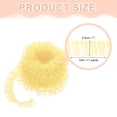 thumbnail image 2 of Uxcell Ruffle Lace Ribbon Trim Pleated Lace Fabric Trim 11 Yard Light Yellow, 2 of 7