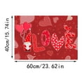 thumbnail image 6 of Carpet,Happy Valentine's Day Gnome Decorative Doormat Indoor Outdoor Entrance Bathroom Doormat Welcome Mats Floor Doormat, 6 of 6