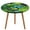 T, variant on Green Leaf Jungle Animals Round Fitted Tablecloth Elastic Table Cover Waterproof Dining for Indoor Outdoor Decor Table Cloth