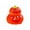 Red, variant on Stacked Pumpkin Halloween Decoration, Cute Double-Layered Jack-O'-Lantern Ornament for Home, Party, and Tabletop Display, Durable Resin Craft