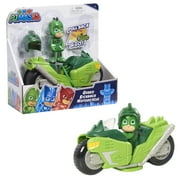 PJ Masks Kickback Motorcycles, Gekko and Vehicle, 2-Piece Figure Set, Ages 3 +