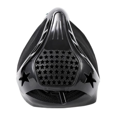 High Altitude Training Mask, Workout Breathing Resistance Fitness Mask for Men & Women, Improve Lung Capacity & Endurance for Running, Cardio, Cycling, Gym, All Sports | Black, Medium
