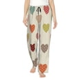 thumbnail image 1 of Balery Heart Polka Dot Pantalones de pijama para mujer, pijamas ultraligeros, pantalones de estar por casa-Medium, 1 of 6