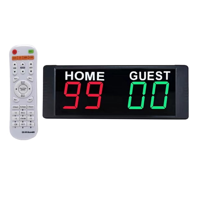 Naiovety Portable Electronic Scoreboard Remote Control Wall Mount Basketball Type2 NO2