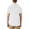 thumbnail image 2 of Ma Croix Mens Casual Hipster Ribbed Front Pouch Hoodie T Shirt, 2 of 6
