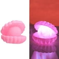 thumbnail image 3 of Shell Pearl Beach Theme Night Light, RGB Color Changing Mood Light, Bedside LED Clamshell Decorative Light for Office, Home Party Decoration, Birthday Christmas Valentine's Day Gift (Pink), 3 of 4