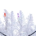 thumbnail image 5 of Vickerman 24" Sparkle White Spruce Artificial Christmas Wreath, Multi-Colored LED Lights, 5 of 6