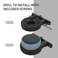 thumbnail image 4 of Injueey Soporte de pared Google Nest para 4 para E Cho Dot E Dot soporte de montaje para ahorro de espacio en pared Cho Google para E Sistemas de cine en casa Negro, 4 of 6