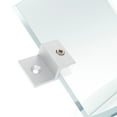 thumbnail image 4 of 5pcs Glass Shelf Bracket Rectangular Glass Shelf Bracket 1-hole Tile Shelf Clip, 4 of 9