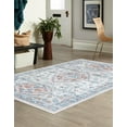 thumbnail image 3 of Unique Loom Kamala Washable Collection Area Rug - Oriental (5' 3" x 8' Rectangle Ivory/Gray), 3 of 9