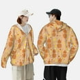 thumbnail image 5 of Picia Pineapples Women's Men's UPF 50+ Sun Protection Hoodie Shirt Long Sleeve SPF Fishing Outdoor UV Hiking Lightweight Shirts-Large, 5 of 9