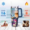 thumbnail image 4 of Cute Canine Design 40oz Water Bottle - BPA Free Dog Lovers Tumbler with Handle & Straw - Gift for Women Coffee Mug, 4 of 7