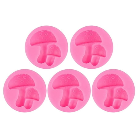 

Veki 5PCS Cake Tool Mushroom Shape Forest Decoration Silicone Tool Creative Fondant Cartoon Fairy Tale The Chocolate Pen