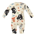 thumbnail image 5 of Chococat Baby Footless Rompers, Long Sleeve Baby Onesie Jumpsuit for Boys Girls, 5 of 8