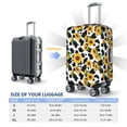 thumbnail image 6 of Daiia Cute Cow Print Sunflower A Luggage Cover, Thickened Washable Travel Luggage Covers, Elastic Unique Baggage Covers for 18-20 inch Luggage-Small, 6 of 9