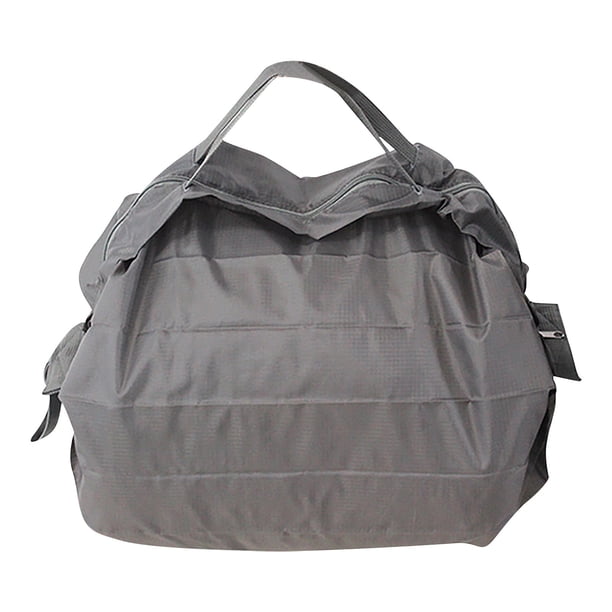 Bolso de compras cuadrado plegable de protección ambiental de gran capacidad de doble cara Wmkox8yii HFSH151