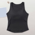 thumbnail image 2 of vigerkar Soft Undershirt Tank Top Cotton Undershirt Sleeveless Shirts for Women (Black, M), 2 of 4