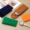 thumbnail image 4 of Uxcell 4 Pcs Bolsa de Reloj de Terciopelo, Funda de Viaje para Reloj Portátil, Bolsa de Almacenamiento Suave con Botón a Presión y Almohadilla Interior para Hombres y Mujeres, Regalo, Verde, 4 of 6