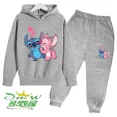 thumbnail image 3 of Ropa deportiva informal con estampado creativo de puntadas de invierno para niños y niñas, camisetas y pantalones para niños, traje deportivo para niños de 3 a 14 años, 3 of 5