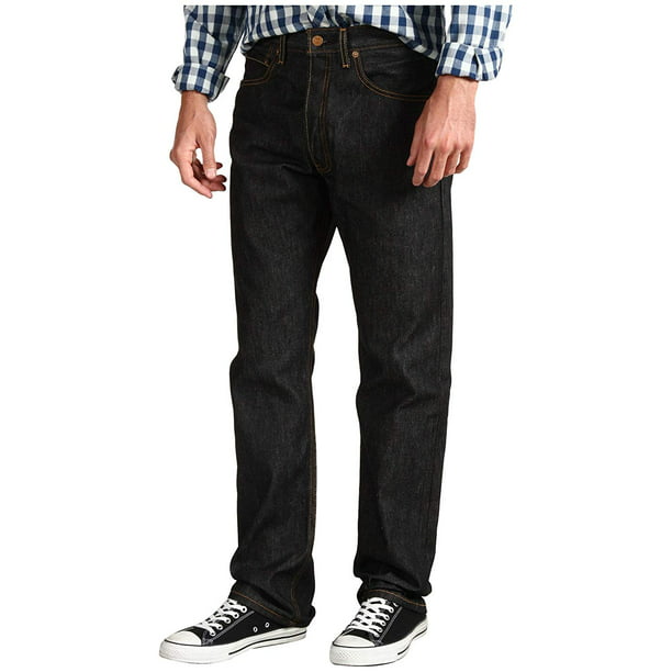 Levi's Mens 501 Original Shrink-to-Fit Jeans Black Shrink to Fit -  