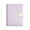 B, variant on A5 PU Leather Journal Notebook, Lined Hardcover Notepad with Buckle & Ribbon Bookmark, College Ruled Cute Notebook for Daily Planning and Gift, Yulin D