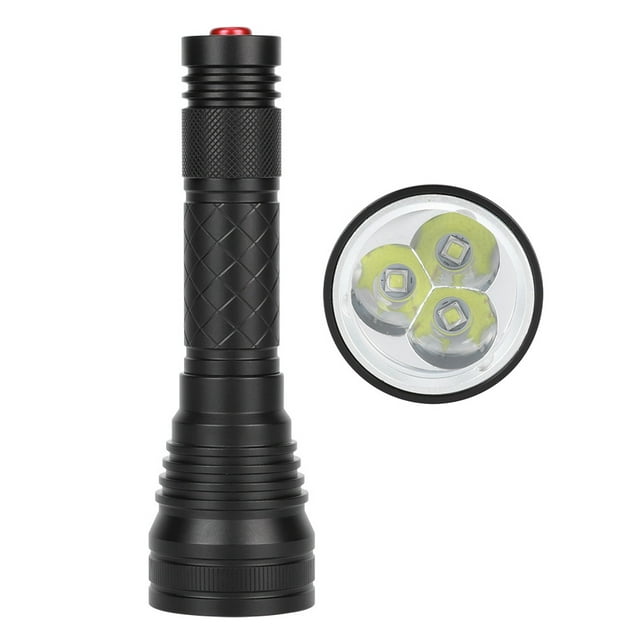 Potente linterna de emergencia LED de mano resistente al agua con 5 modos para acampar al aire libre