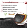 thumbnail image 4 of Bateria de Cocina MasterStone Blanco ULTRACHEF, Juego de Sartenes Antiadherentes Alemán Libre de PFOA, Set de Sartenes, Ollas de Cocina y Utensilios para Cocinar, 12 Pzs, 4 of 8