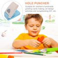 thumbnail image 2 of Miangastore MultiColor Hole Puncher for Kids Paper Crafts Easy to Use Ergonomic Design Ideal for Home DIY Projects, 2 of 8