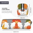 thumbnail image 3 of Honeii Hello Fall Gnomes Pattern Pencil Case, Pencil Pouch, Pencil Case Small, Pencil Pouch Aesthetic, PVC Pencil Pouch, Pencil Bag, Makeup Pouch, 3 of 7
