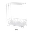 thumbnail image 4 of Inteprter Toallero de cocina: organice la encimera y ahorre espacio con un soporte para paños de cocina con de drenaje extraíble Organizadores de utensilios de cocina Blanco, 4 of 6