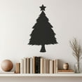 thumbnail image 2 of LaModaHome Christmas Tree Design, Metal Wall Art, Festive Holiday Decor, Unique Tree Topper Accent, Star Topper Inspired Home Decoration, Wall ArtHome Decoration Gift -11.8"x18.9"/30x48cm, 2 of 5