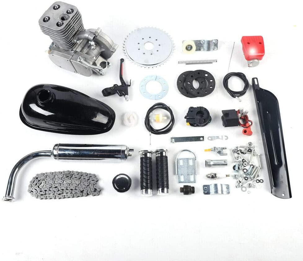 Miumaeov 2 Stroke Gasoline Motor 36 Tooth 100CC Bike Engine Kit For 26"/28"Bikes Modified