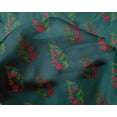 thumbnail image 4 of oneOone Silk Tabby Fabric Leaves & Floral Block Decor Fabric Printed BTY 42 Inch Wide, 4 of 4