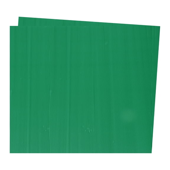 Uxcell Corrugated Cardboard Paper Sheets,Corrugated Paper Cardboard Inserts 20x27Inch/Dark Green/2 Pcs