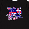 thumbnail image 4 of Inktastic 4th of July Fireworks Stars and American Flag Boys or Girls Long Sleeve Toddler T-Shirt, 4 of 5