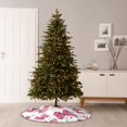 thumbnail image 6 of Fuzoiu Girl Butterfly Print Christmas Tree Skirt,Xmas Christmas Decorations,Xmas Tree Mat for Farmhouse Holiday New Years Home Party Decor Tree Rugs-48", 6 of 6